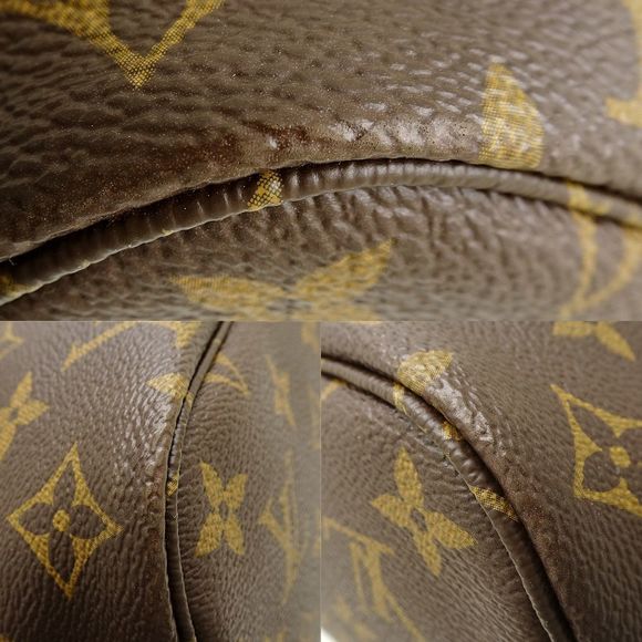 Louis Vuitton Monogram Neverfull MM Beige Tote Bag - Picture 4 of 6